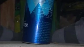 Fat Hairy Cunt Riding A Water Bottle