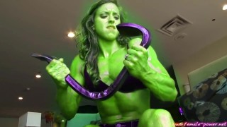 She Hulk Transformation Quick Edit