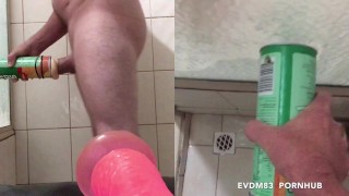 A bit of shower fun with sex toys