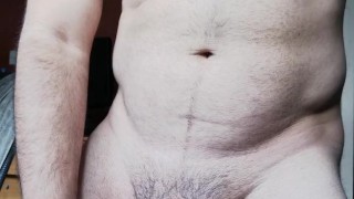 Vibrator makes cock cum