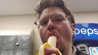 Pansexual Otter Deep Throats Banana