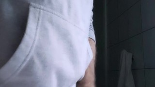 Masturbating before work