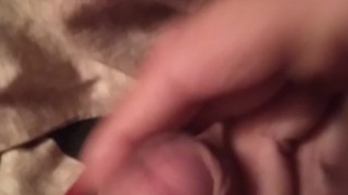 Мастурбация соло кончил в трусы I have a nice dick