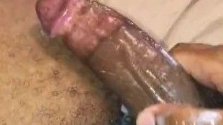 Morning stroke and cum