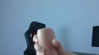 Testing my new Fleshlight (intense)