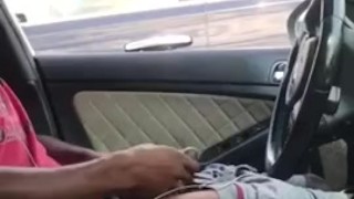 SMOKEPOLEBOY JACKING BIG BLACK COCK IN PUBLIC.. LADY FREAKS OUT WHEN SHE SE