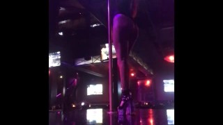 Stripper on stage 