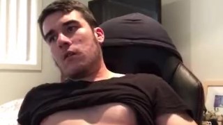 Jerking Off Then Swallowing Cum