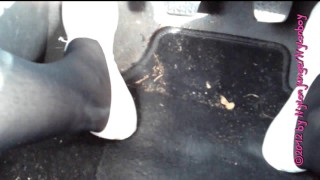 Gymastikschlappen (im Auto)