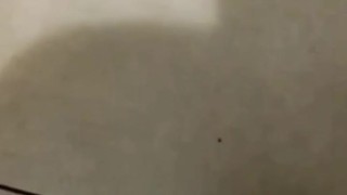Strip naked in toilet cubical and open door