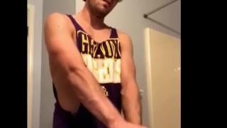 College Jock Fucks Fleshlight
