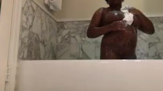 Taking a bath in the Jamaica 