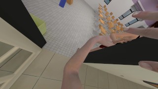 (Scrap) Growth in the Halls Giantess POV