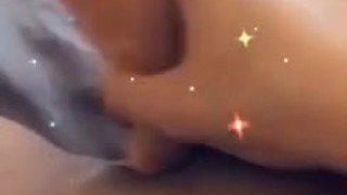 Using dildo to play with my clit