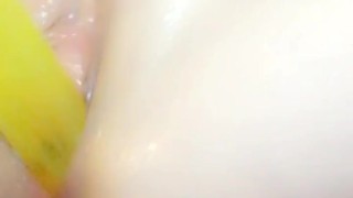 Coconut oil pussy rub