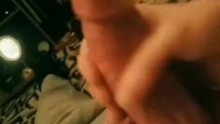 Cums leaking out!