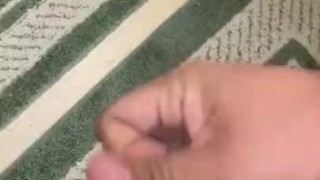 JACKIN OFF BEFORE SHOWER