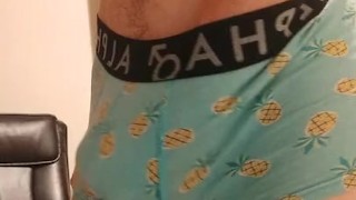 Kiwi Boy Playing in pineapple undies for you