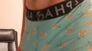 Kiwi Boy Playing in pineapple undies for you