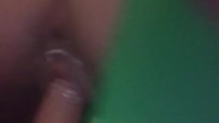 Thick white girl makes herself cream