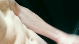 Cumming in the shower