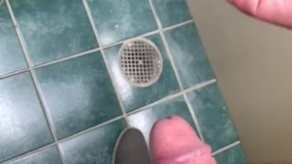 In the stall ( someone next to me)
