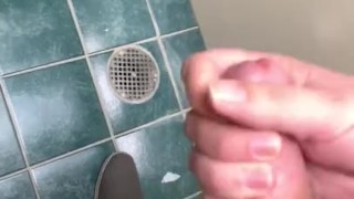 In the stall ( someone next to me)