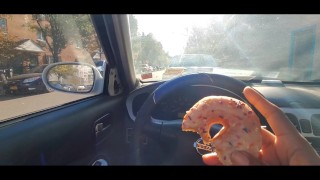 Public car flashing vlog 