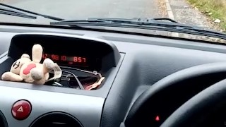 Naked in my car