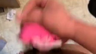 Almost got caught with stepmommy’s panties