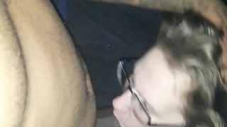 cheating horny pawg housewife deepthroats big black cock