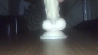 Teen Taking 10in Dildo 