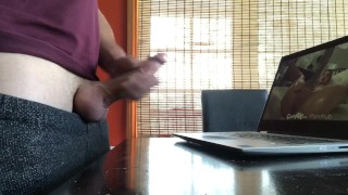 Explosive cum shot , amateur male , solo masturbation 