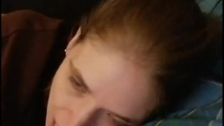 Luxuriant blowjob and foreskin job while watching Chernobyl 