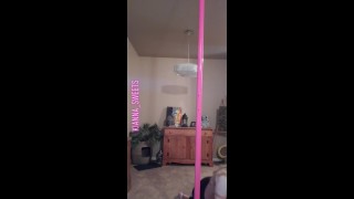 Snapchat Pole Dancing Strip Tease-KiannaSweets