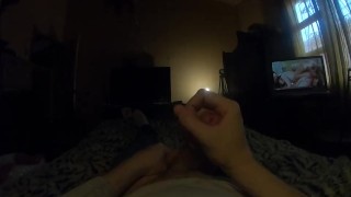 POV Cumshot / Watching Porn