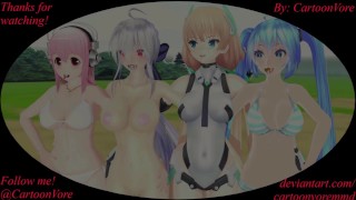 MMD Vore - Five Nights at Voreton's (FNAF Vore)