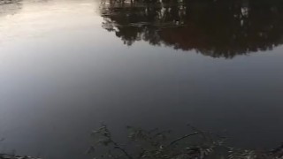 Outdoor fun with piss
