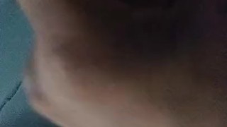 Jacking off until I cum all over my dick.Thick juicy cum.