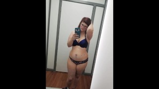 Day after Surgery and still looking sexy -public changing room