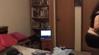 BBW getting ready for photos by dressing makeup Part 1 - Not HD Quality