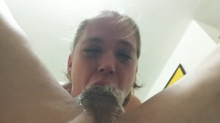 Sloppy Deep Throat cumshot@ 12:15 & 18:35 (commission w/permission to post)