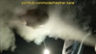 Heather Kane makes him cum quicker than her cigarette LOL