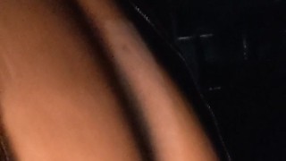 Becky shows the neighbour how hard he makes her nipples.