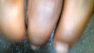 Chocolate Sexsymbol Finger Bangs Her Tight Ass