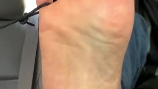 Toe tied self tickle 