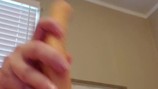 Playin with my double dildo