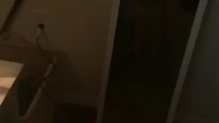 Snapchat Slut shows amazing body in mirror 