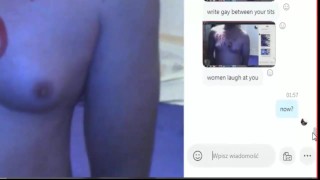 trailer of loser fag humiliation on skype webcam