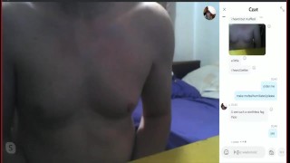 trailer of loser fag humiliation on skype webcam